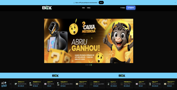 Sistema de Caixa Premiada